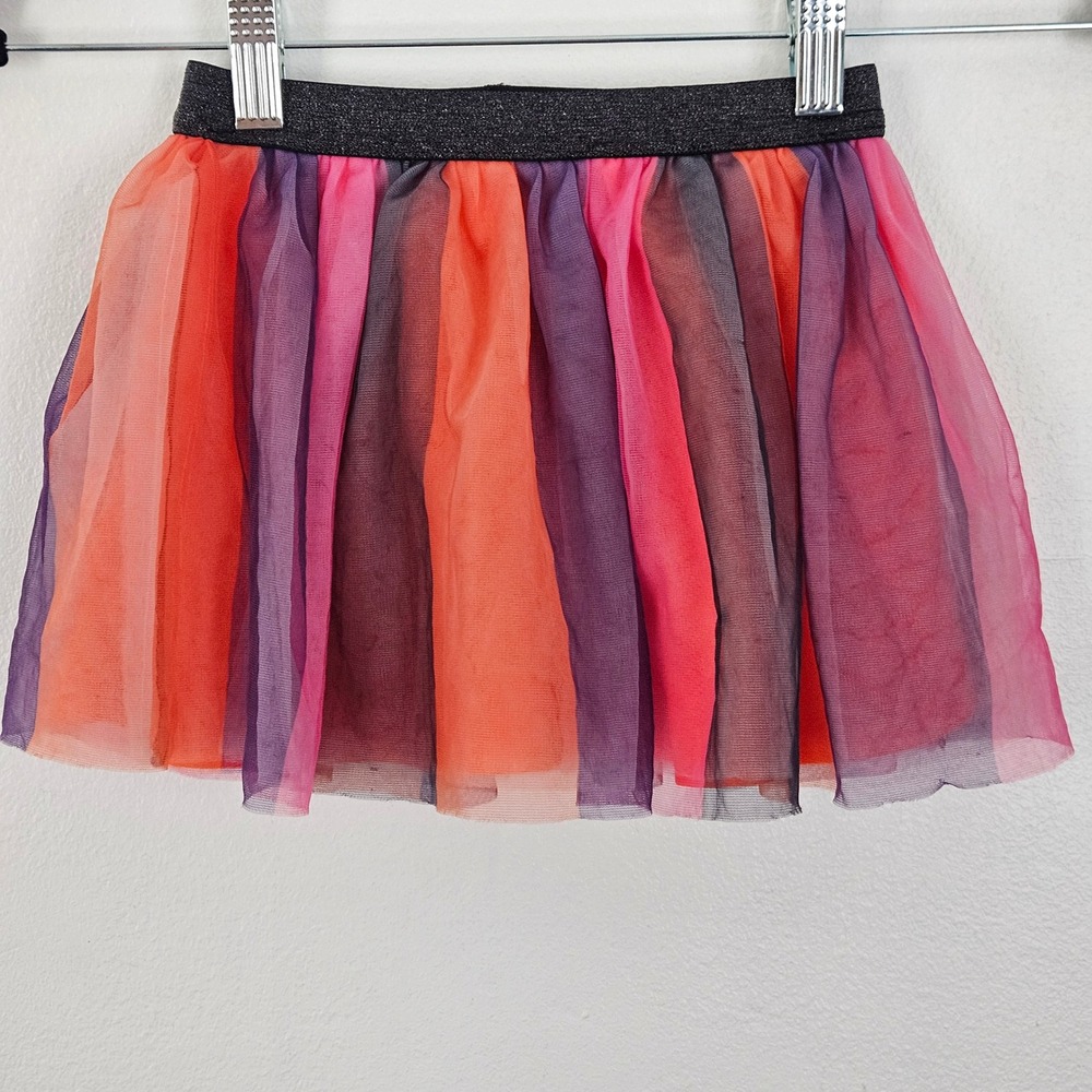 Way to Celebrate Halloween Toddler Girls Tutu Skirt Multi Color Mesh‎ 3T